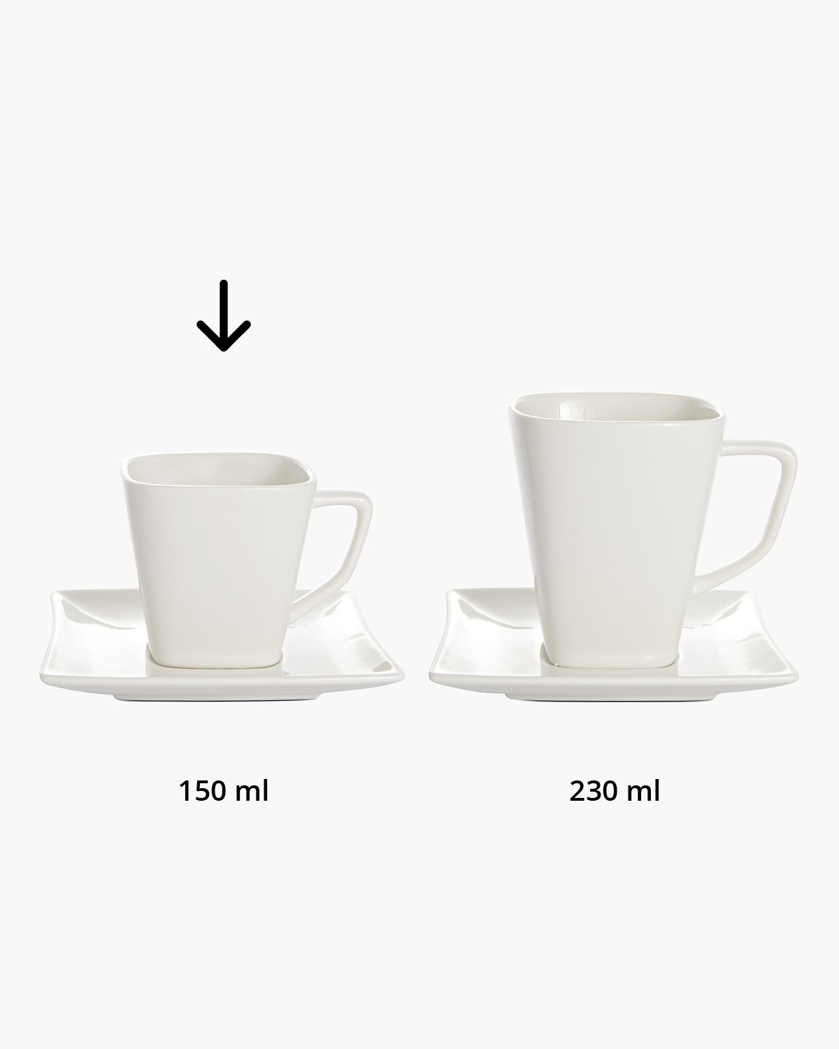 Breda kop en schotel 150 ml Bedrukt sfeerfoto 2