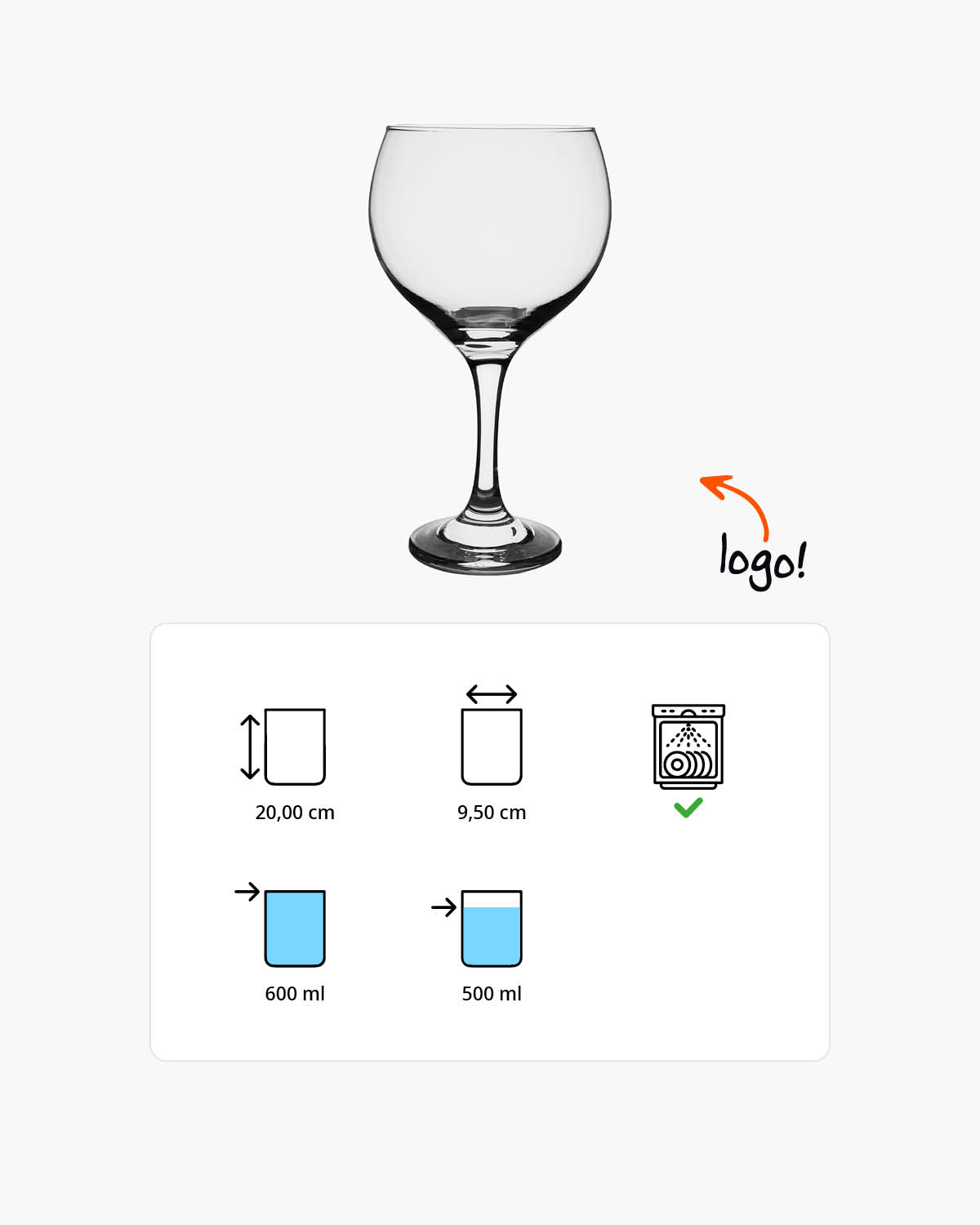 Cuba gin tonic glas 600 ml Bedrukt of Lasergravure  of Gravurelook  sfeerfoto 1