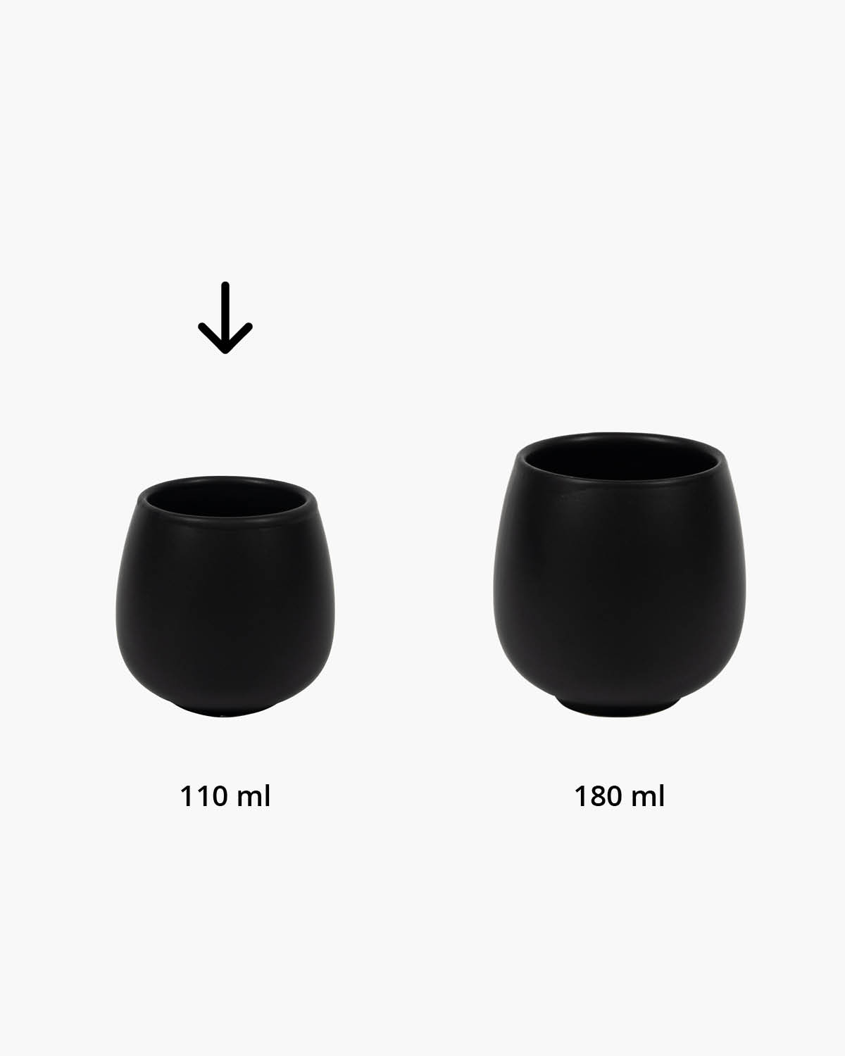 Daley kopje zonder oor mat 110 ml Bedrukt sfeerfoto 2