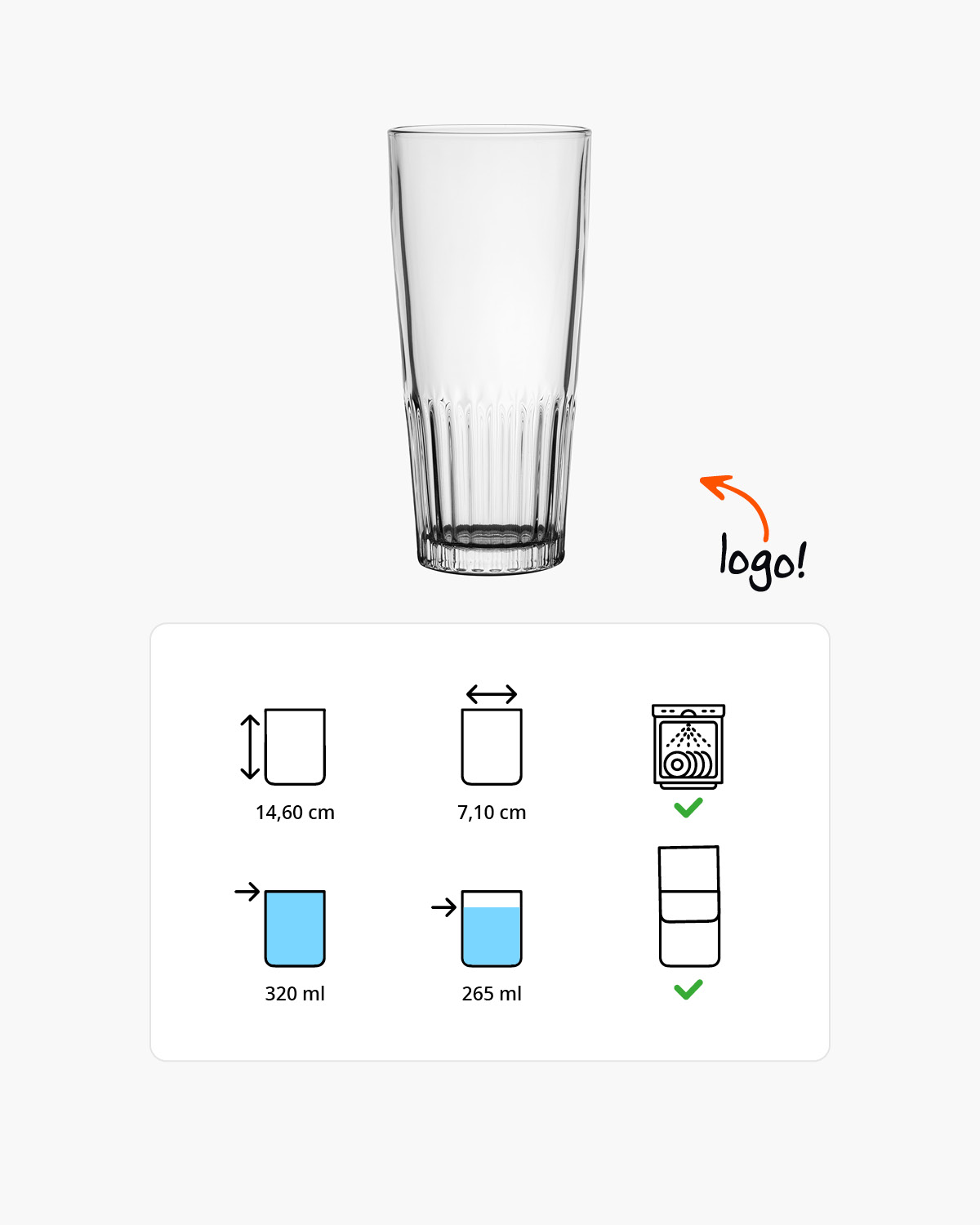 Gary bierglas 320 ml Bedrukt of Lasergravure  of Gravurelook  sfeerfoto 1