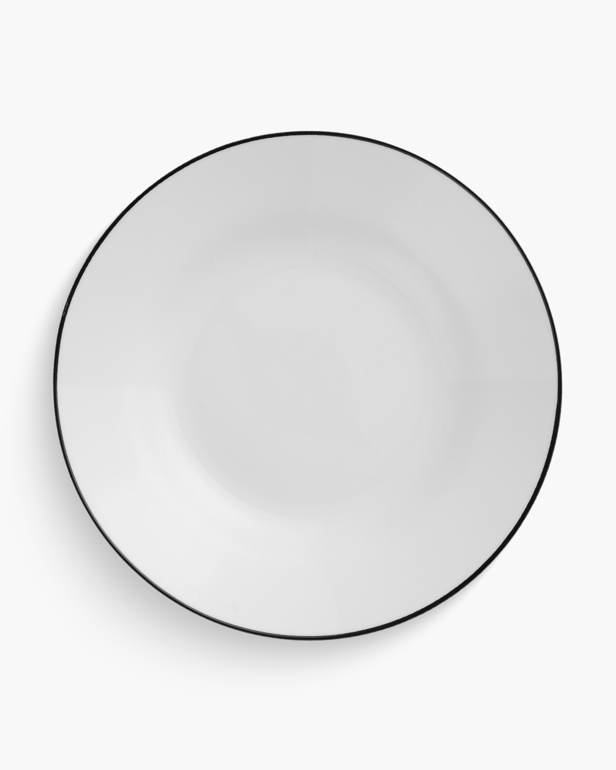 Geneve bord met gekleurde rand diep 23 cm Bedrukt sfeerfoto 1