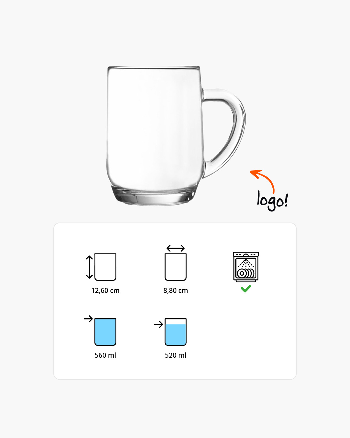 Grant bierpul 560 ml Bedrukt of Lasergravure  of Gravurelook  sfeerfoto 2