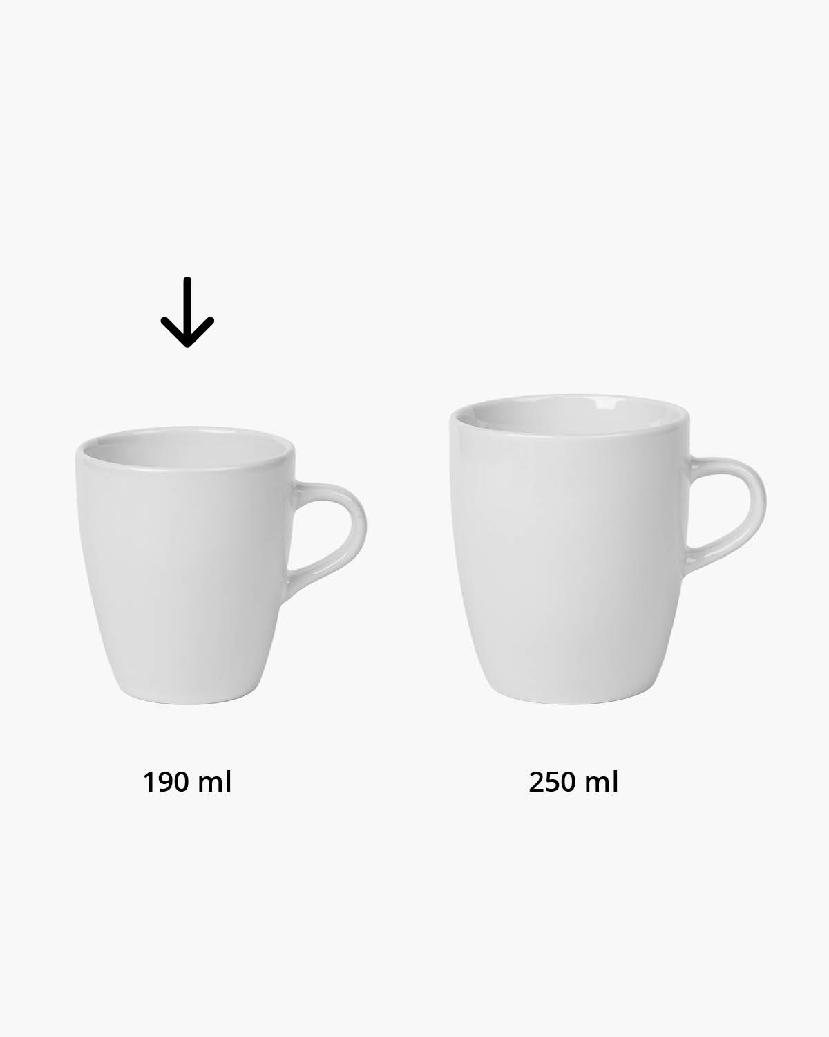 Jersey kopje 190 ml Bedrukt sfeerfoto 2