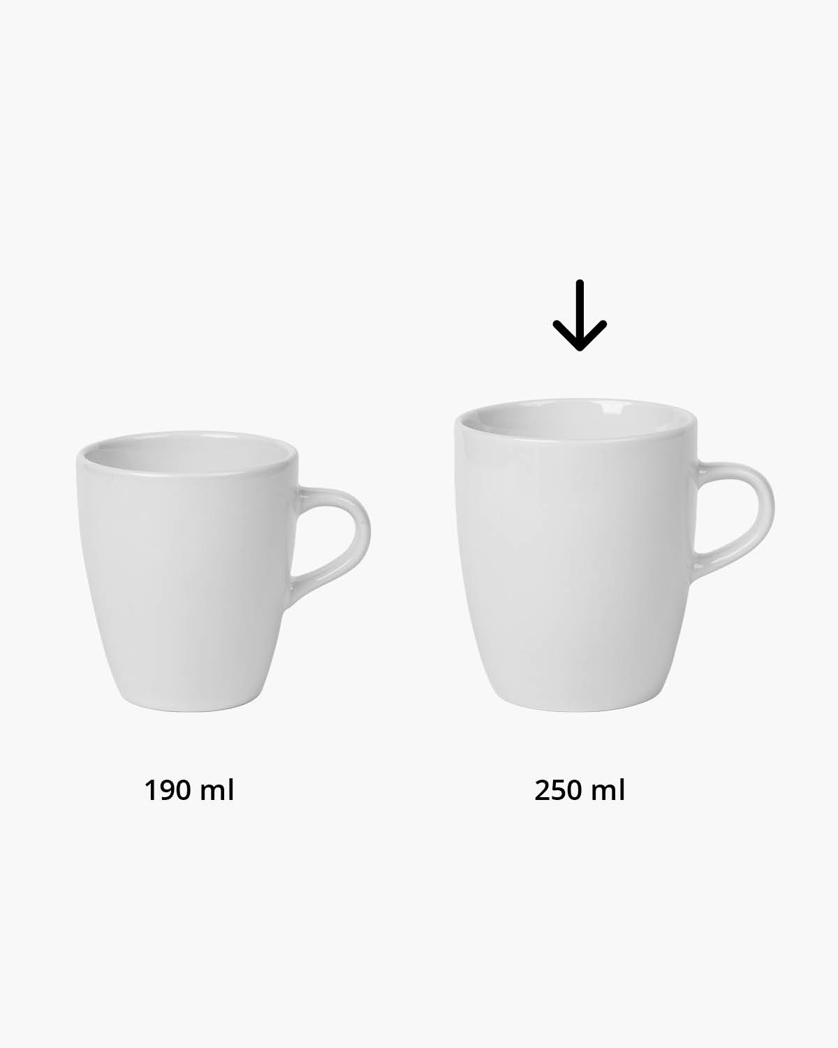 Jersey mok 250 ml Bedrukt sfeerfoto 2