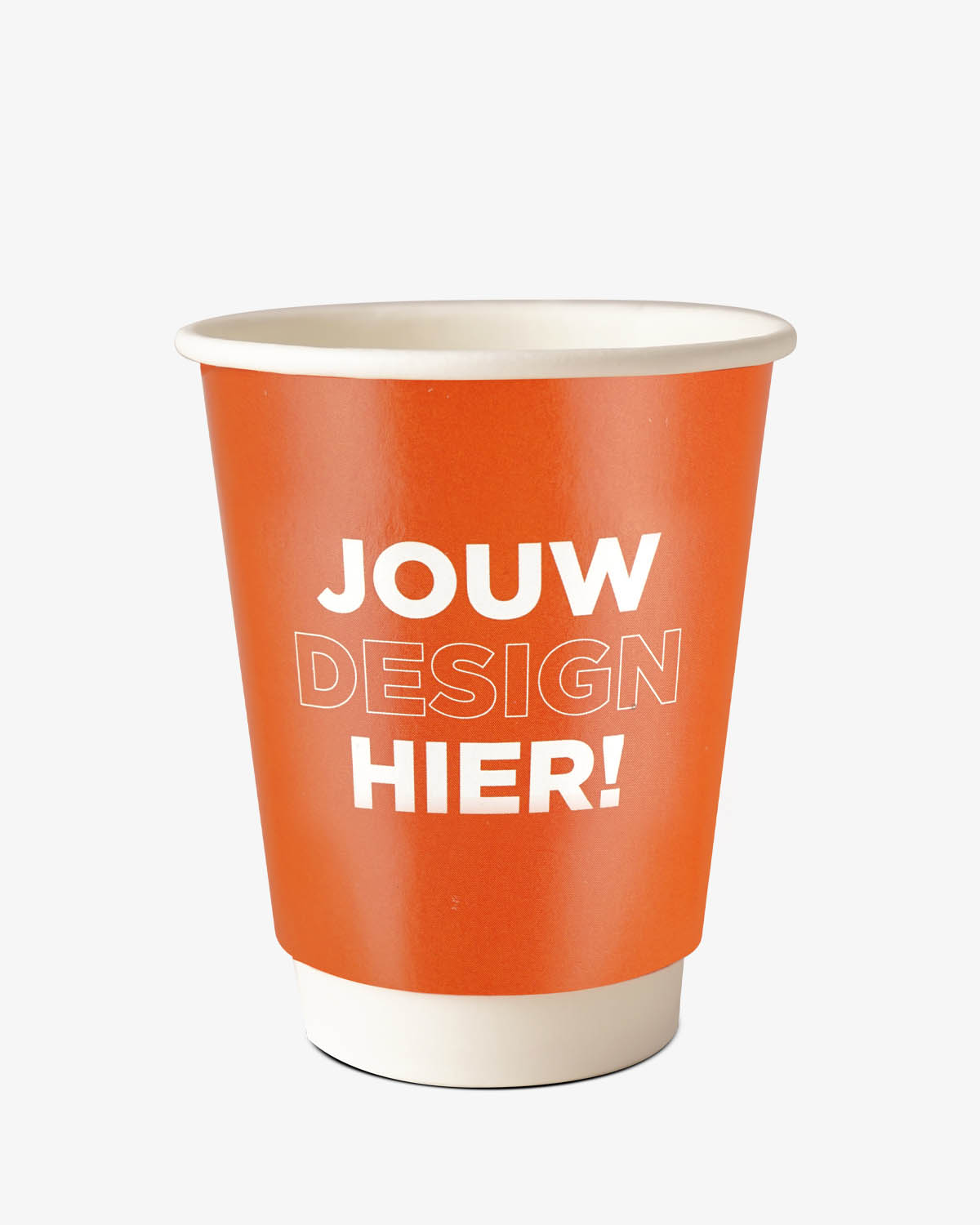 Koffiebekers dubbelwandig 12 oz (350 ml) Bedrukt (full color) sfeerfoto 7