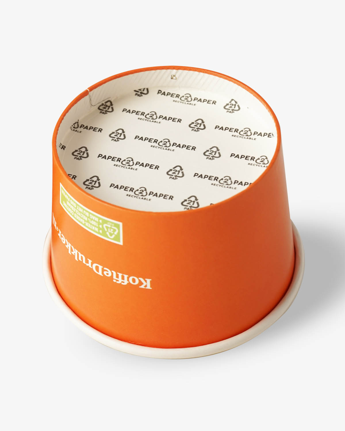 IJsbekers Paper2Paper Large 8 oz (220 ml) Bedrukt (full color) sfeerfoto 2