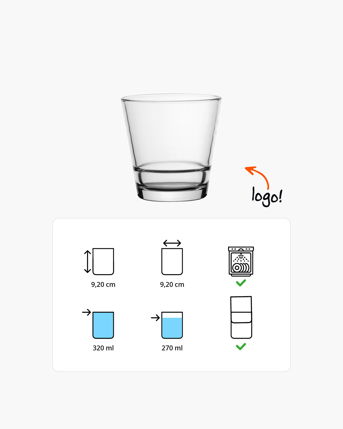 Logan tumbler 320 ml Bedrukt of Lasergravure  of Gravurelook  sfeerfoto 1