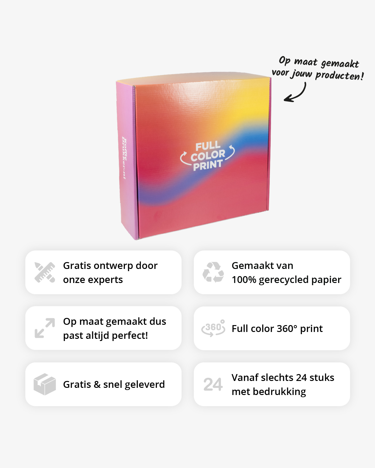 Luxe geschenkdoos voor meerdere artikelen Bedrukt (full color) sfeerfoto 3