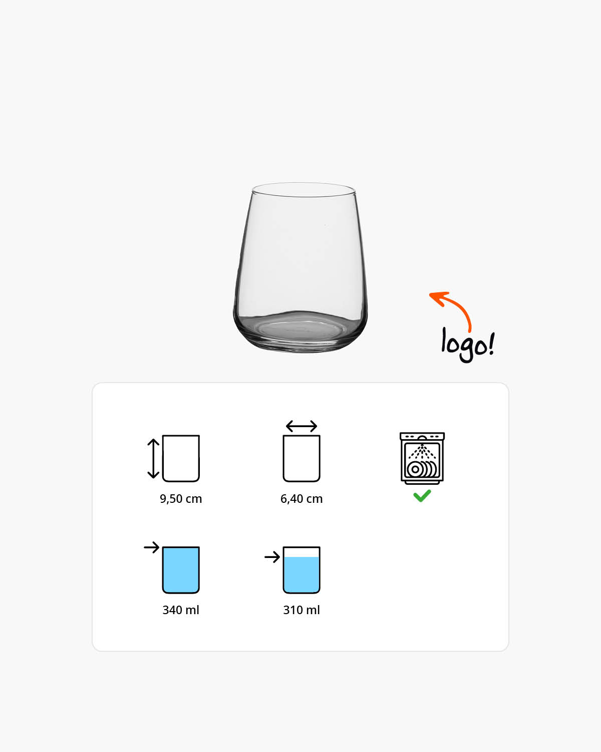 Mencia tumbler 340 ml Bedrukt of Lasergravure  of Gravurelook  sfeerfoto 1