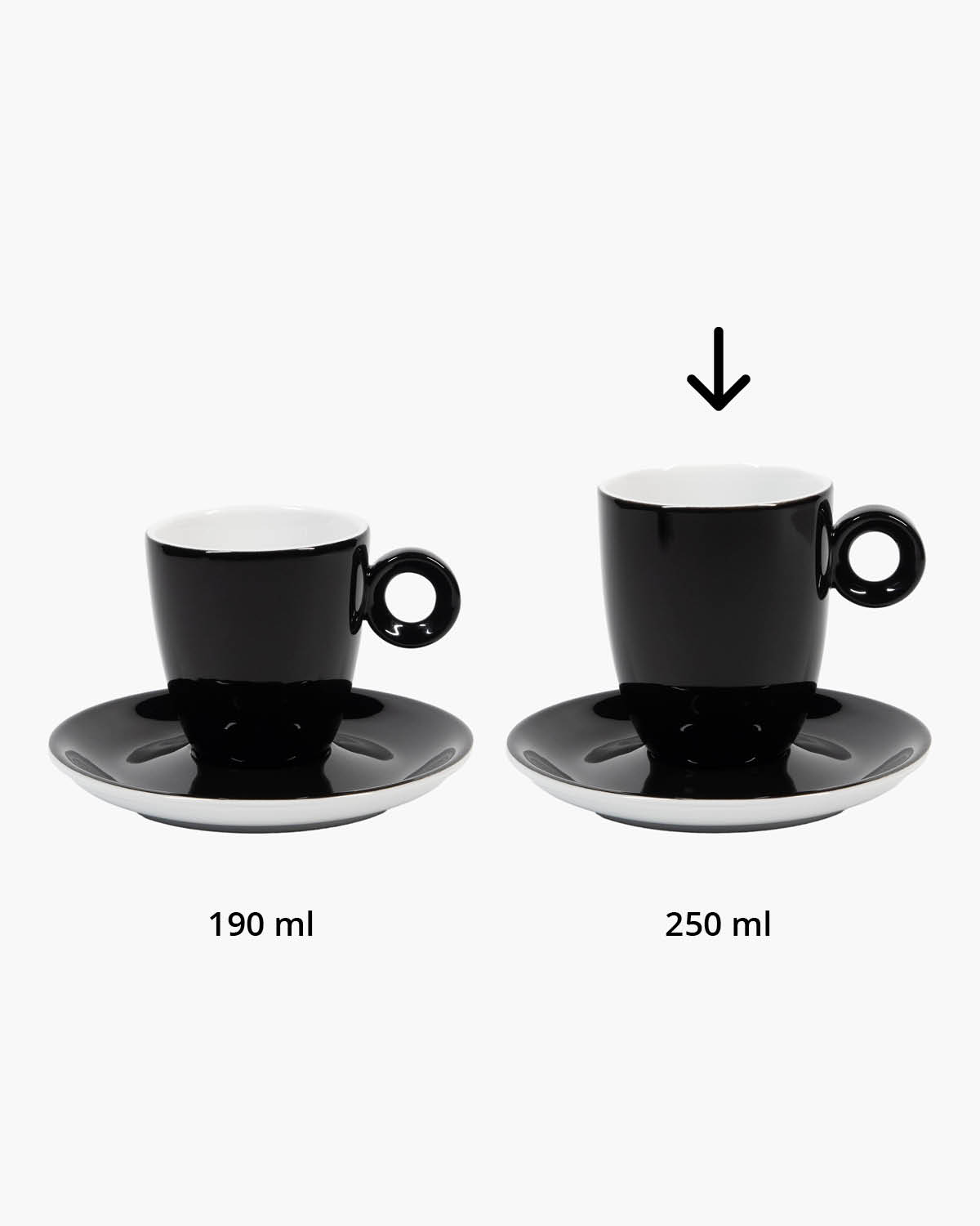 Nordic High kop en schotel 250 ml Bedrukt sfeerfoto 2