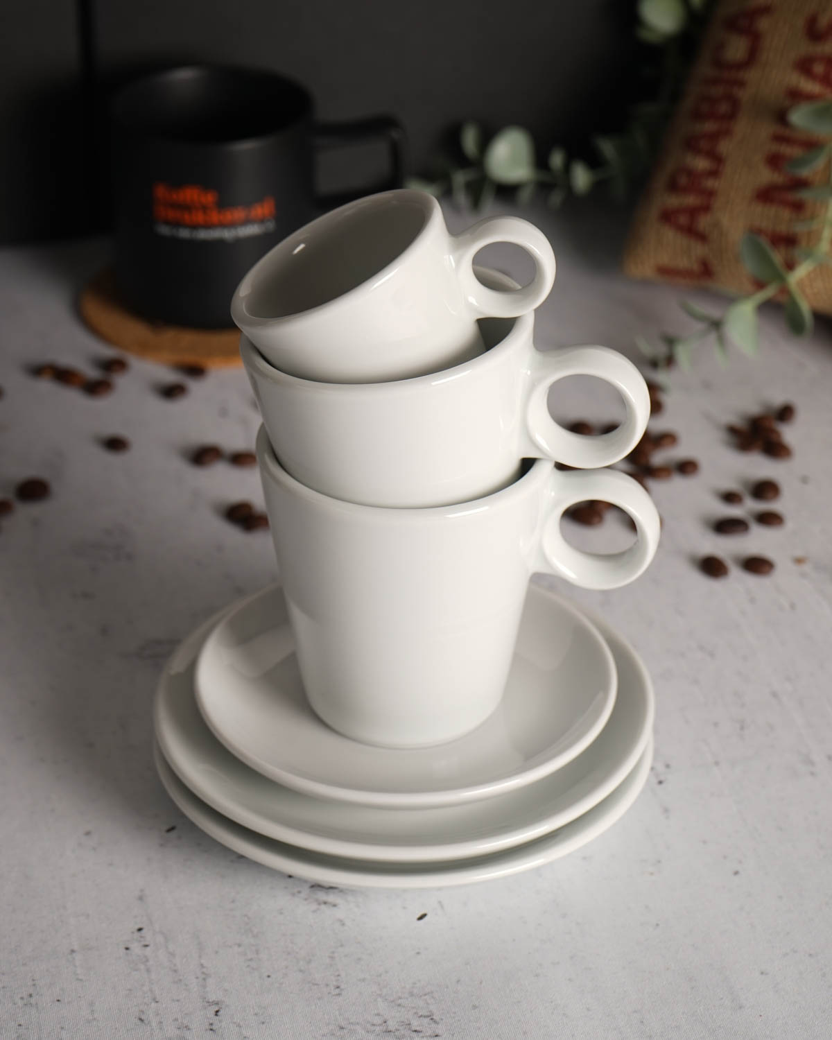 Milaan kop en schotel 160 ml Bedrukt sfeerfoto 6