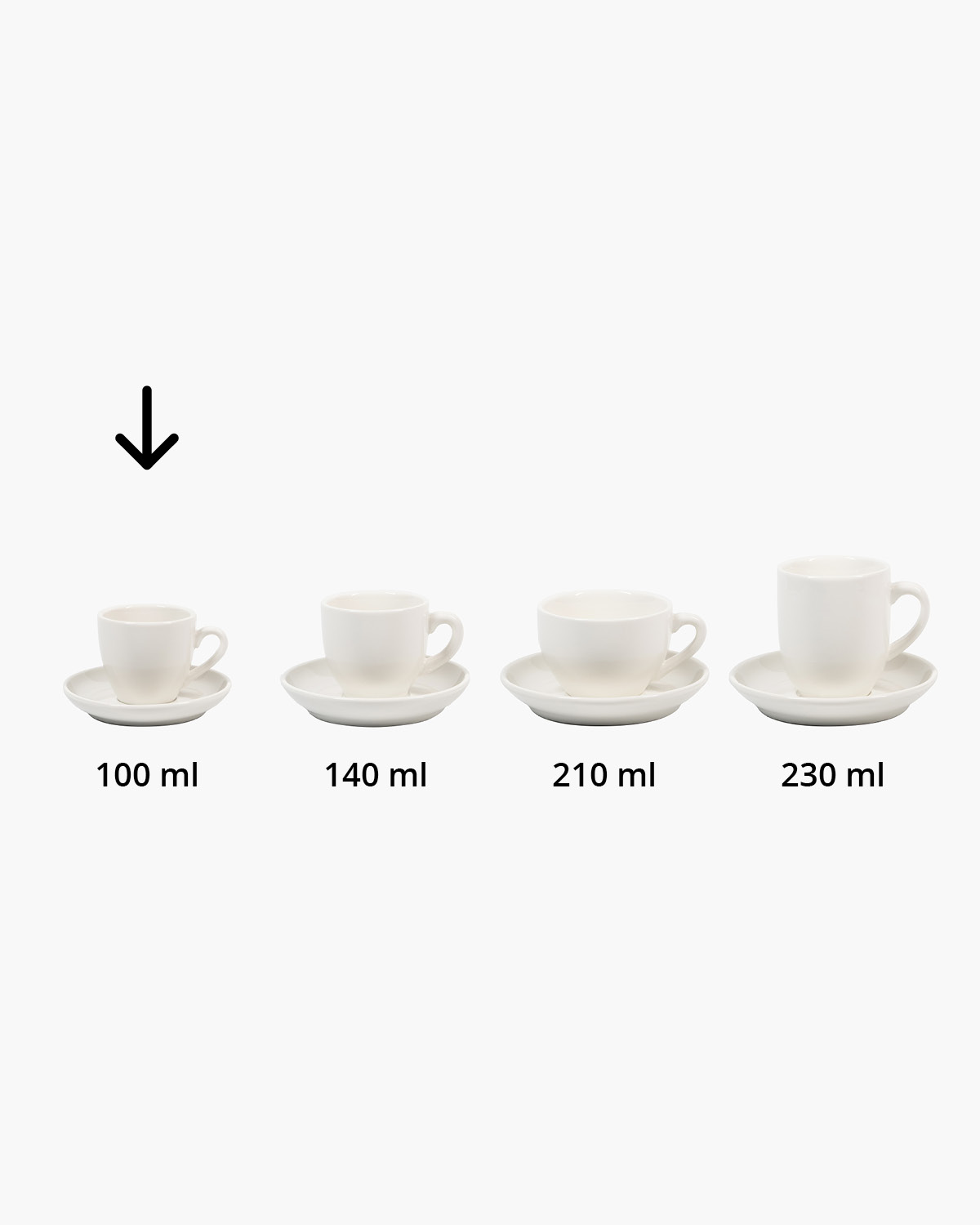 Palmer Robusta kop en schotel 100 ml Bedrukt sfeerfoto 3