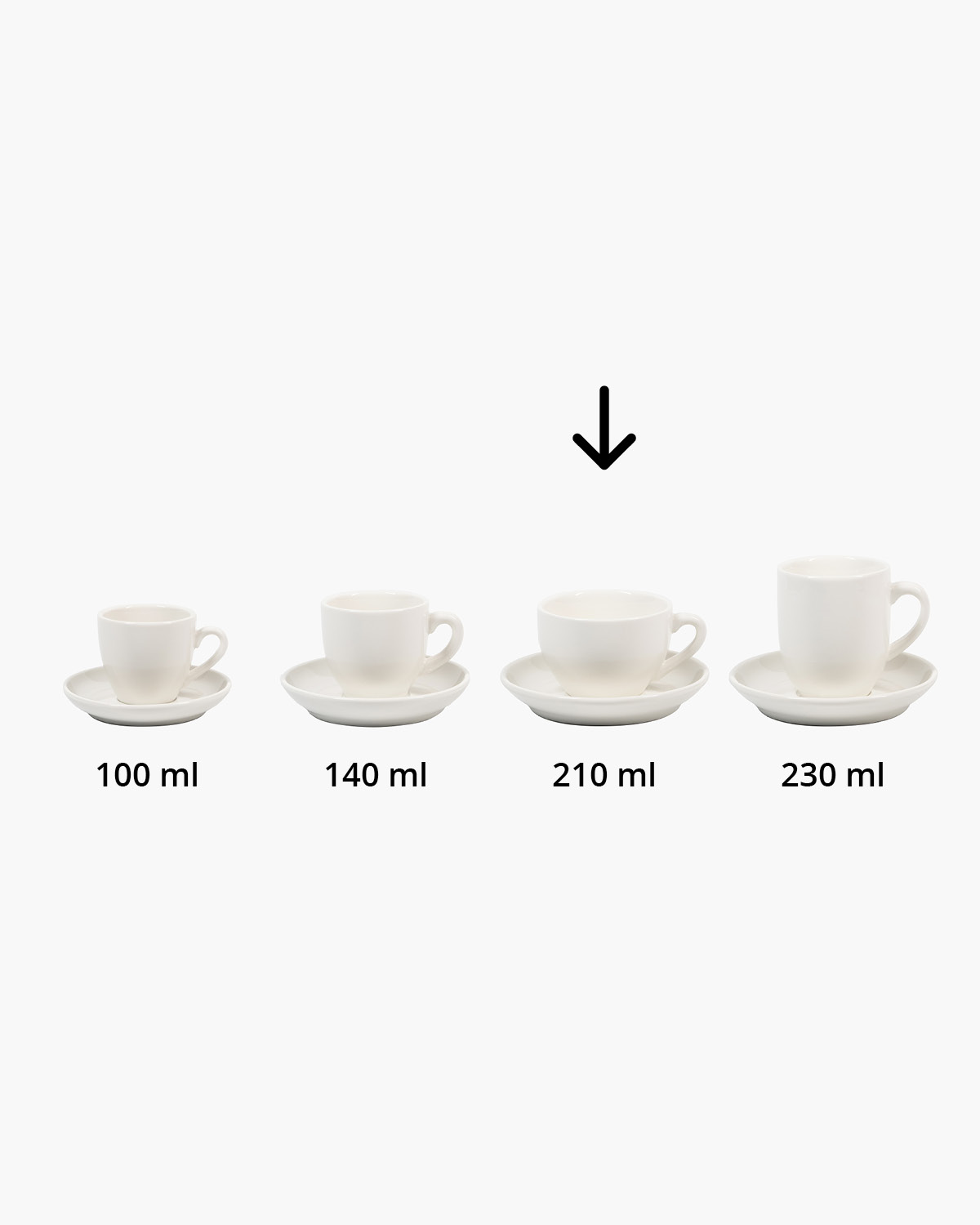 Palmer Robusta kop en schotel 210 ml Bedrukt sfeerfoto 2