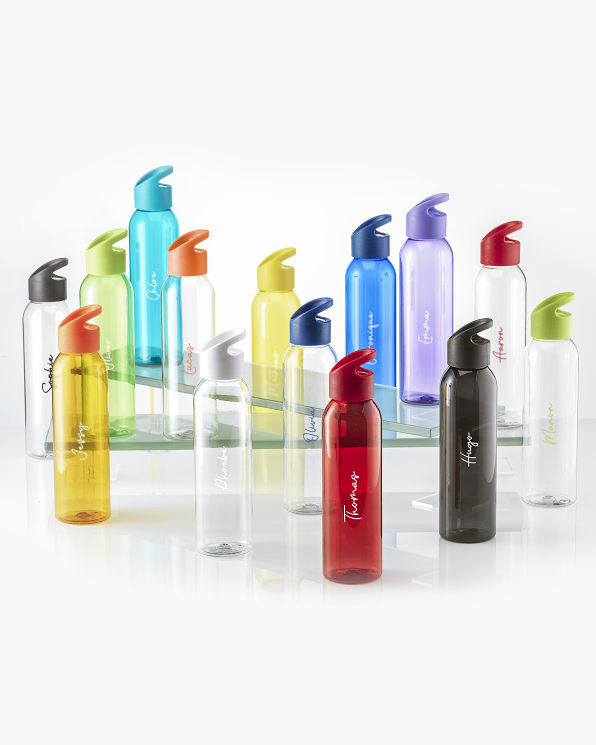 Sandy drinkfles plastic gekleurd 650 ml Bedrukt (full color) sfeerfoto 1