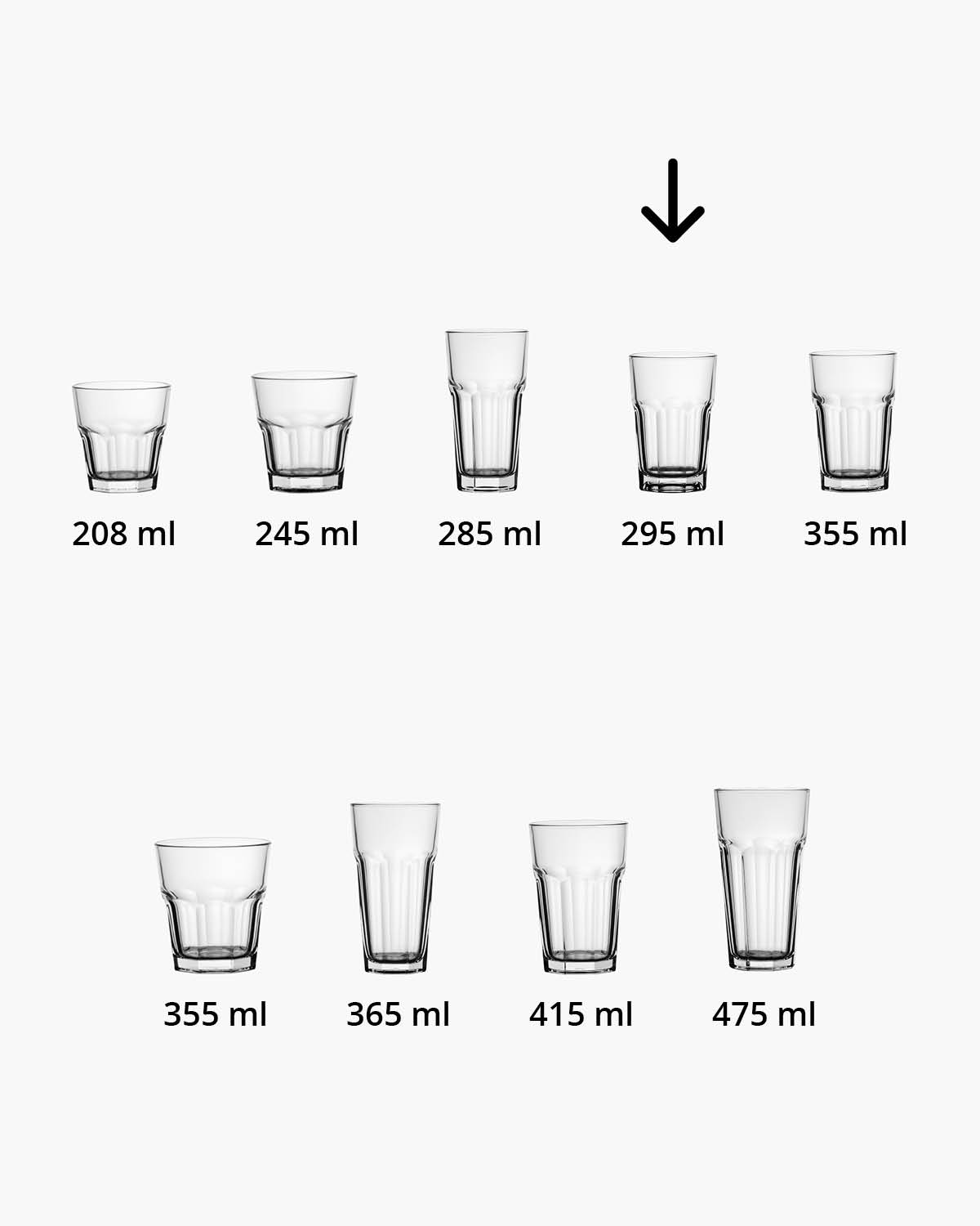 Texas latte macchiatoglas laag 295 ml Bedrukt of Lasergravure  of Gravurelook  sfeerfoto 2