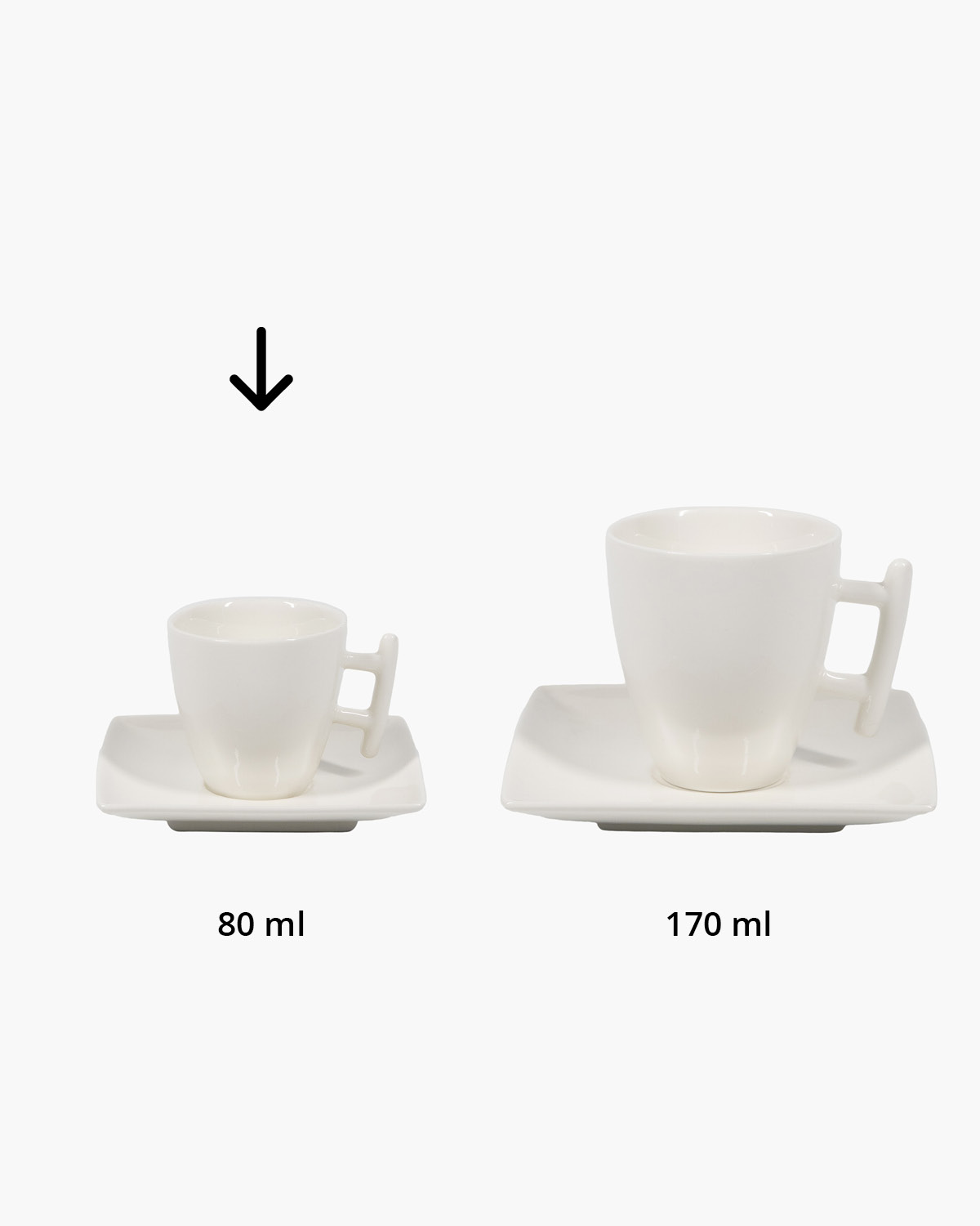 Warschau kop en schotel 80 ml Bedrukt sfeerfoto 2