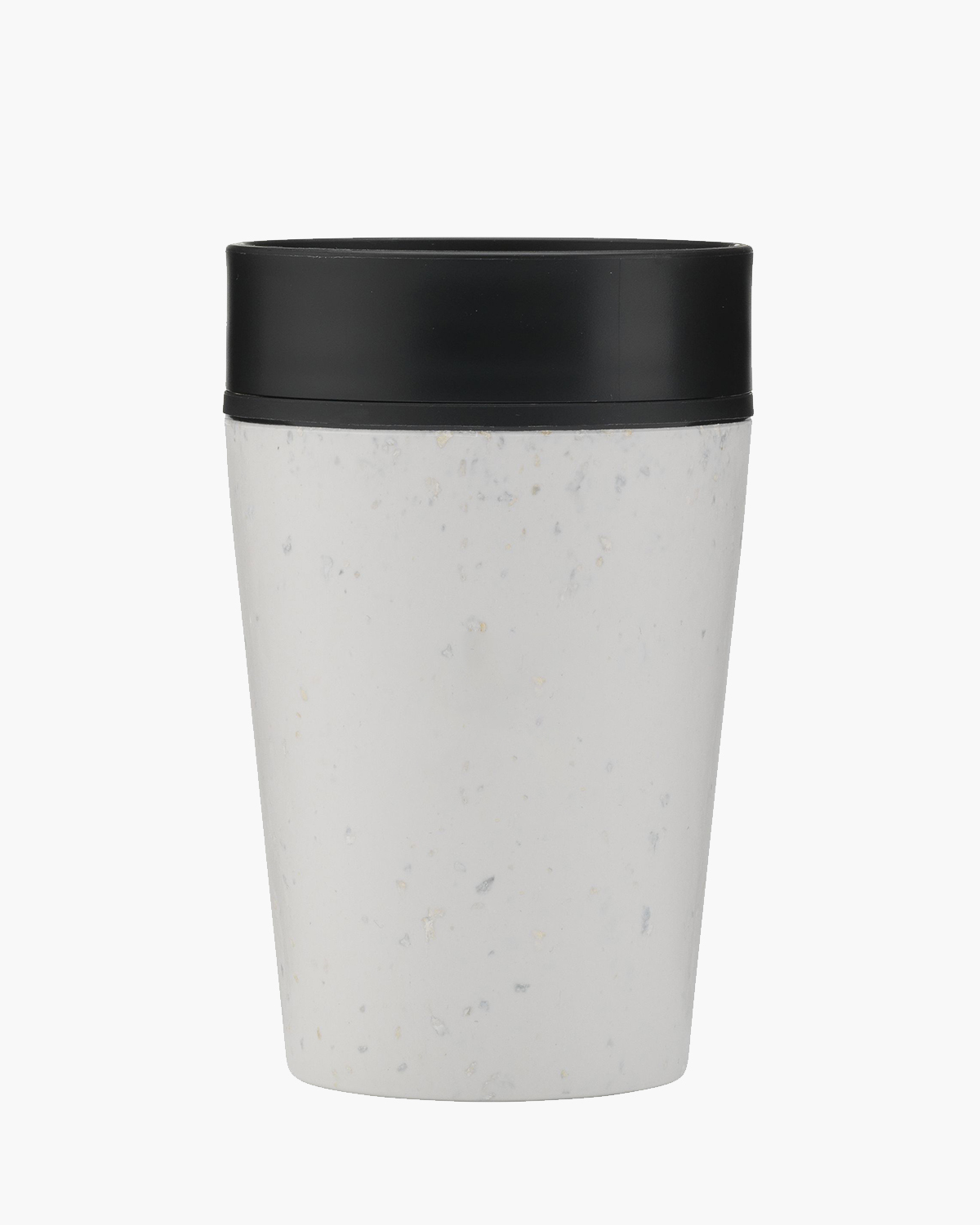 Circular&Co Coffee reisbeker wit 227 ml Zwart Bedrukt (full color)