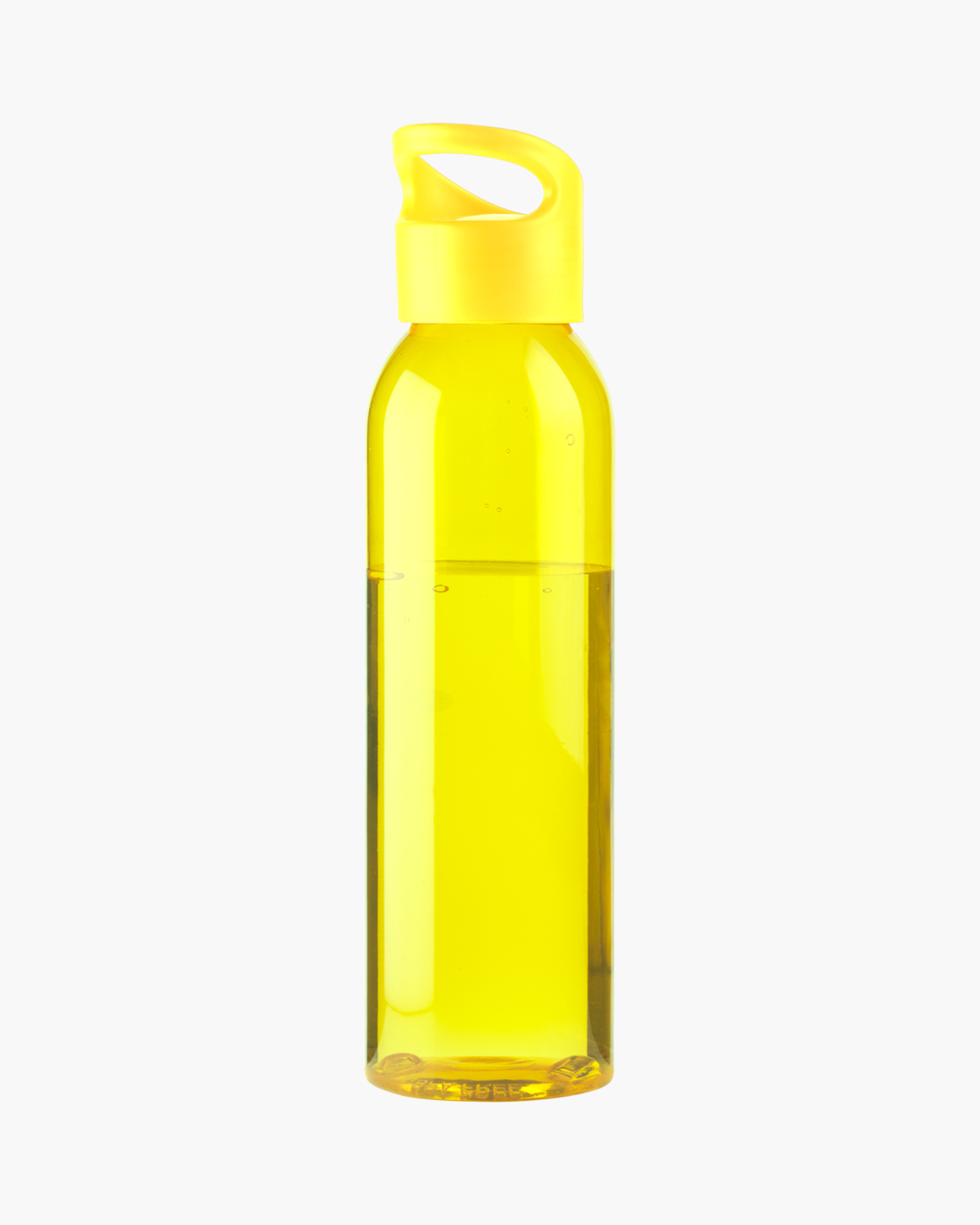 Sandy drinkfles plastic gekleurd 650 ml Geel Bedrukt (full color)
