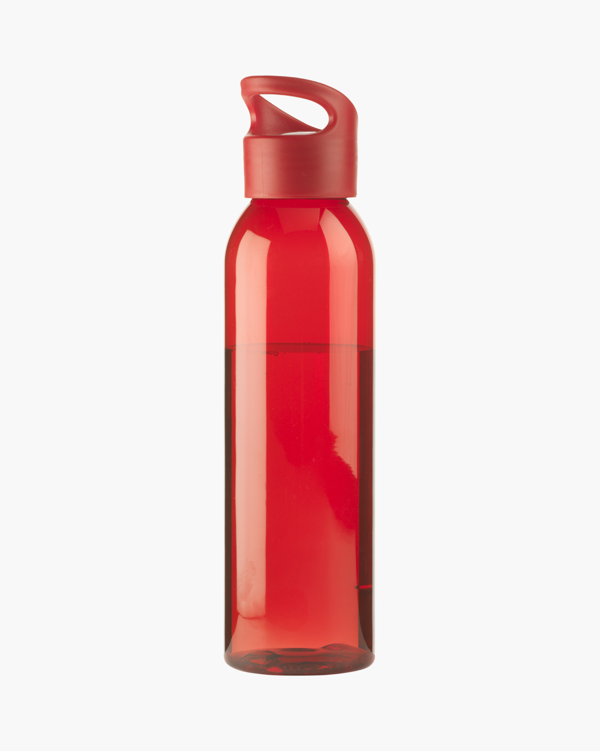 Sandy drinkfles plastic gekleurd 650 ml Rood Bedrukt (full color)