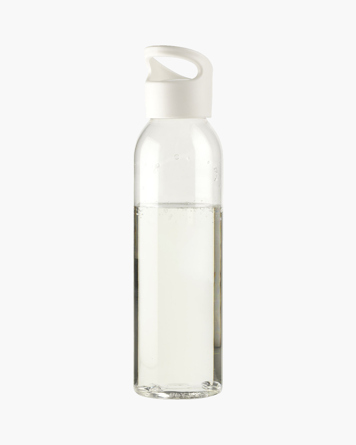 Sandy drinkfles plastic transparant 650 ml Wit Bedrukt (full color)
