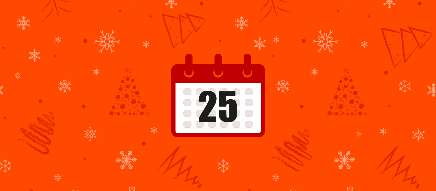 Levertijden rondom de feestdagen 2025