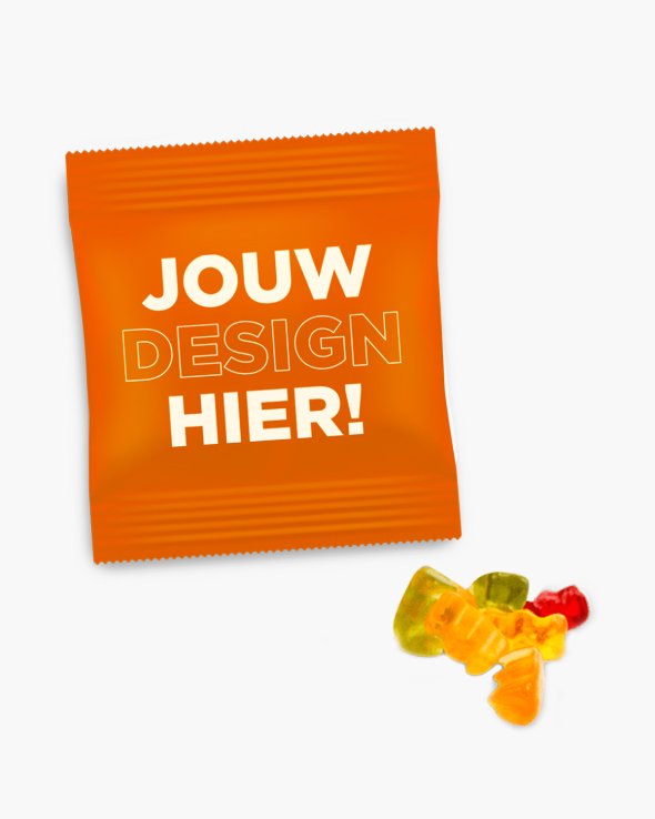 Gummiberen 7 g Bedrukt (full color)