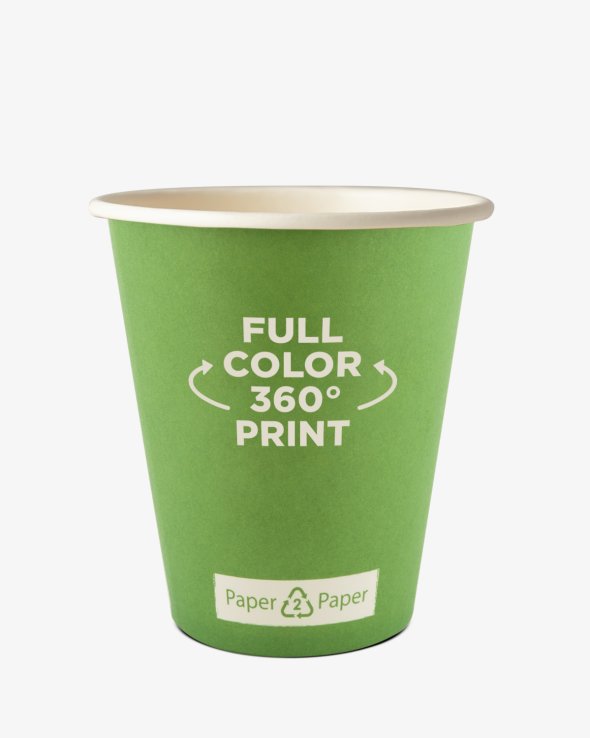 Koffiebekers Paper2Paper 12 oz (350 ml) Bedrukt (full color)