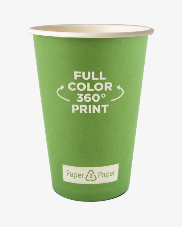 Koffiebekers Paper2Paper 16 oz (450 ml) Bedrukt (full color)