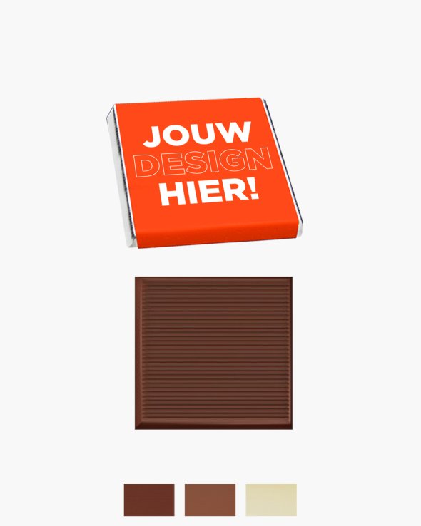 Napolitain chocolaatjes 5 gr Bedrukt (full color)