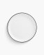 Optie Renee coupe bord met gekleurde rand 19 cm