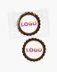 Optie Gingerbread koekjes rond chocolade zeezout 9 g
