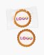 Optie Gingerbread koekjes rond naturel 9 g