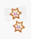 Optie Gingerbread koekjes ster naturel 8,6 g