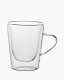 Optie Thilo dubbelwandig glas 220 ml met oor